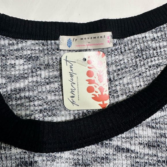 FP Movement Heathered Gray Dolman Sleeve Knit Top Size M - Picture 6 of 6